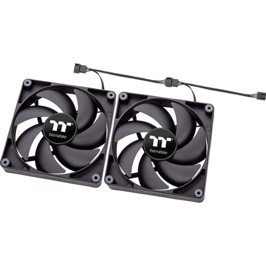 CT120 PC Cooling Fan - 120mm - Μαύρο - 2 Τεμάχια