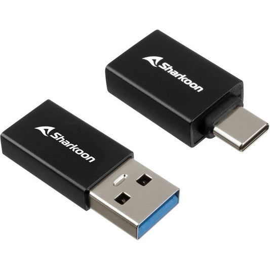 USB 3.2 Gen 1 Adapter OfficePal, USB-A > USB-C / USB-C > USB-A (Μαύρο, 2τμχ)