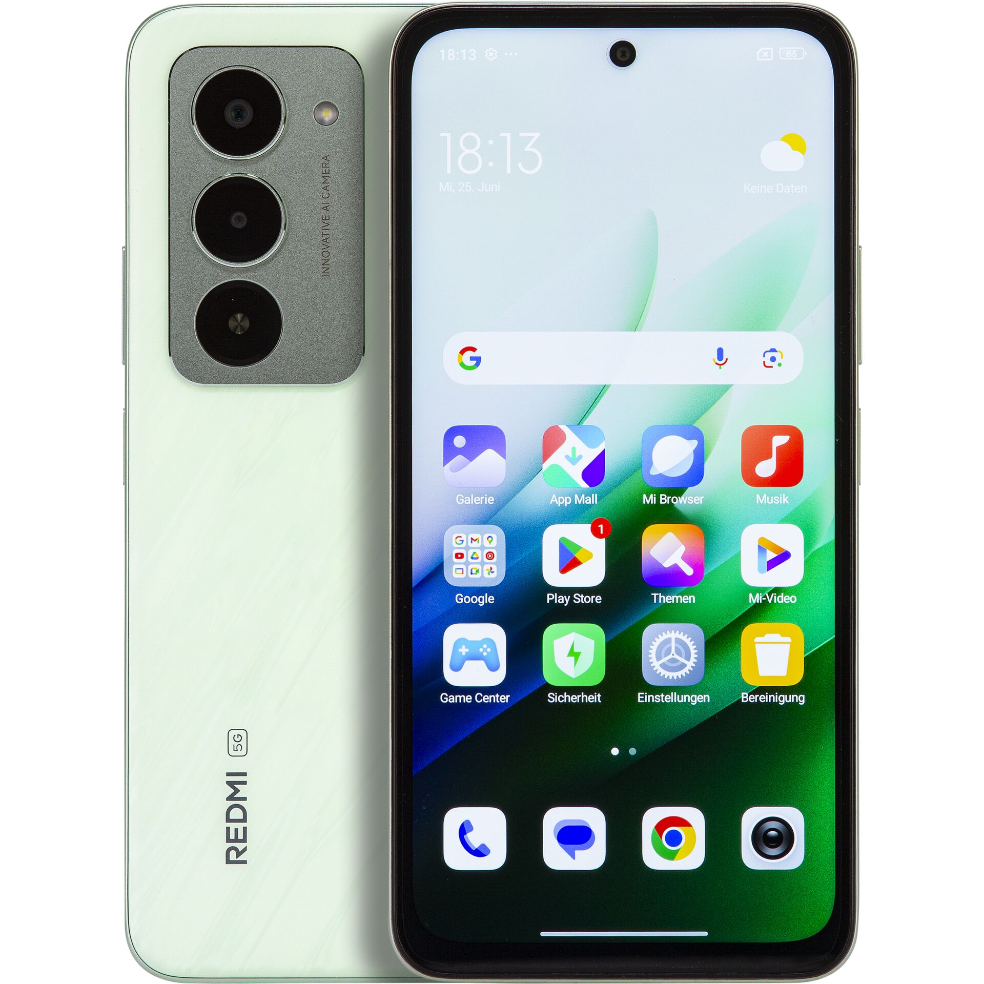 Xiaomi Redmi 15 5G (8GB+256GB) κυματιστό πράσινο