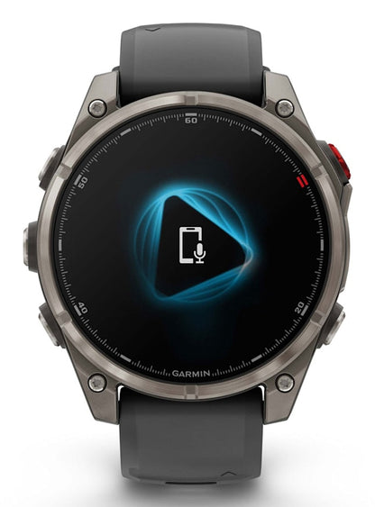 Garmin fenix 8 Pro, 1.4" (3.56 cm) AMOLED Display, 47 mm Case, 454 x 454 Pixels, Touchscreen, Graphite and Titanium, Wi-Fi, GPS Satellite Navigation