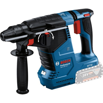 Bosch Powertools Akku-Bohrhammer GBH 18V-24 C Professional solo, 18Volt (blau/schwarz, ohne Akku und Ladegerät, mit Bluetooth)