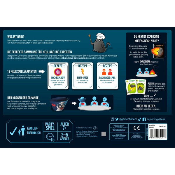 Asmodee Exploding Kittens - Recipes for Disaster