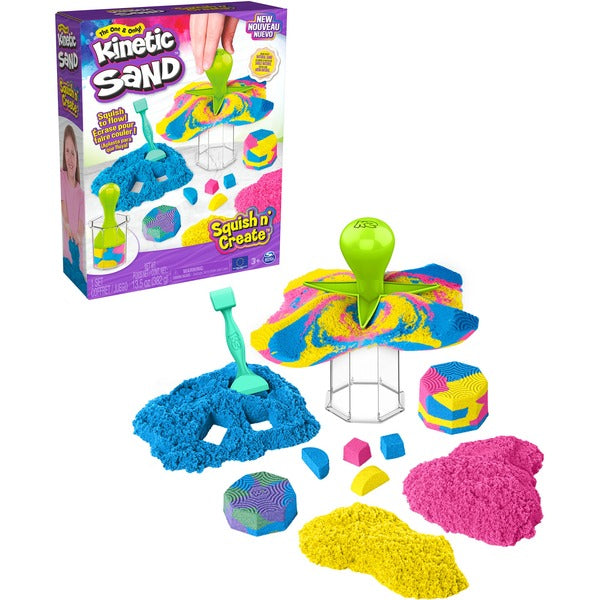 Σαπούνι Kinetic Sand Squish N’ Create Set (382 Γραμμάρια)