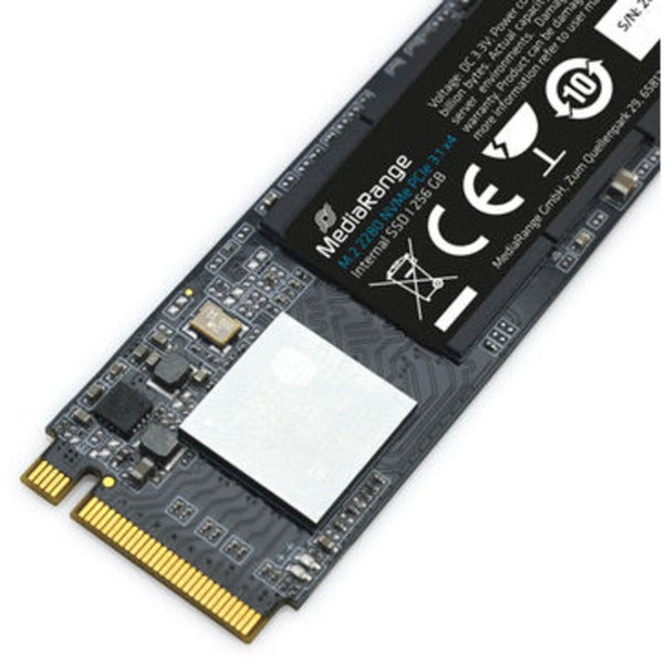 MediaRange MR1031 256GB (schwarz, PCie 3.1 x4 (20Gb/s), NVMe, M.2 2280, intern)