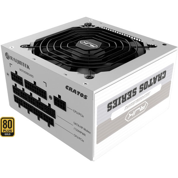 RAIJINTEK CRATOS 1000 WHITE – Τροφοδοτικό 1000W με Καλωδιακή Διαχείριση