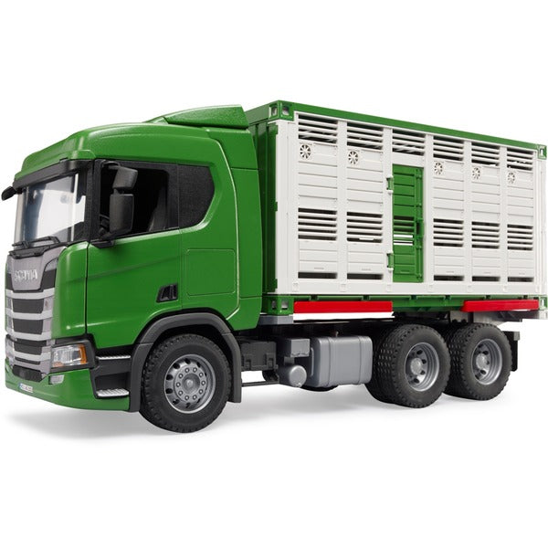BRUDER 03548 Scania Super 560R Tiertransport-LKW (inkl. 1 Rind)