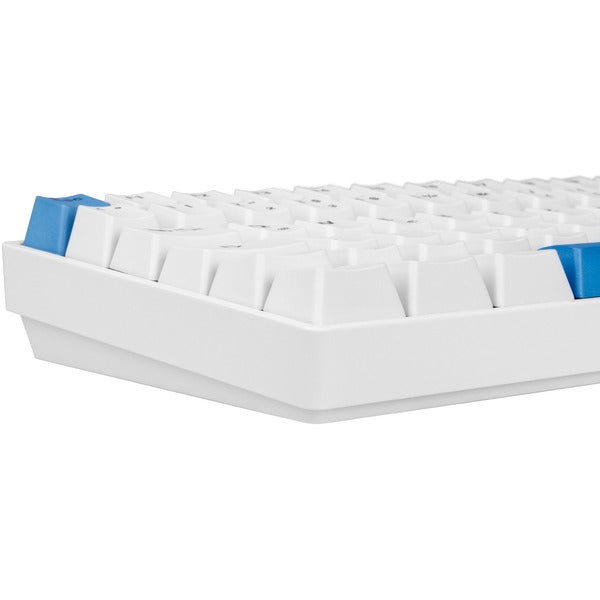 Sharkoon SKILLER SGK50 S3 PBT (weiß/hellblau, DE-Layout, Gateron G Pro 3.0 Yellow)