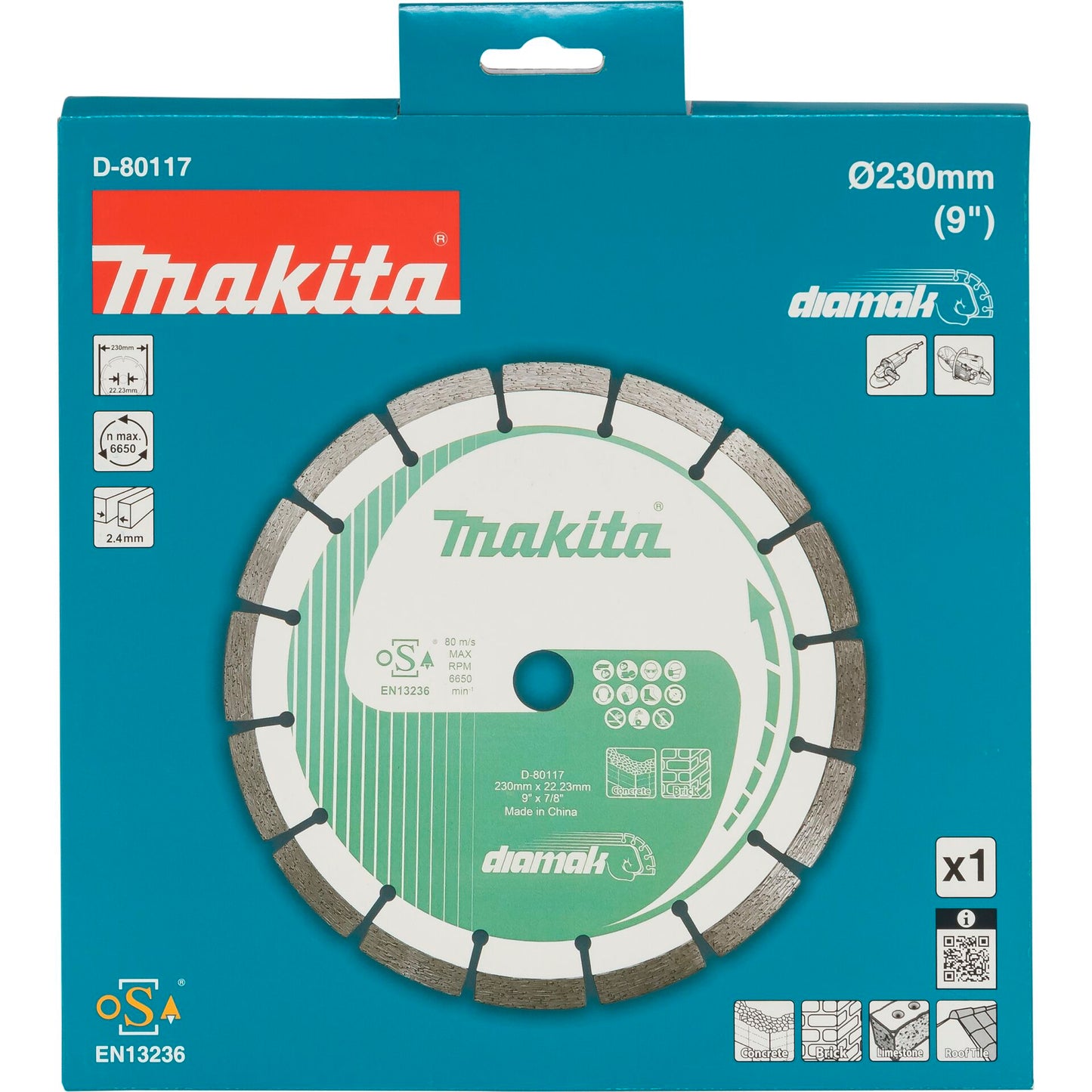 Makita D-80117 Δισκοκοπτικό 230x22,23 DIAMAK