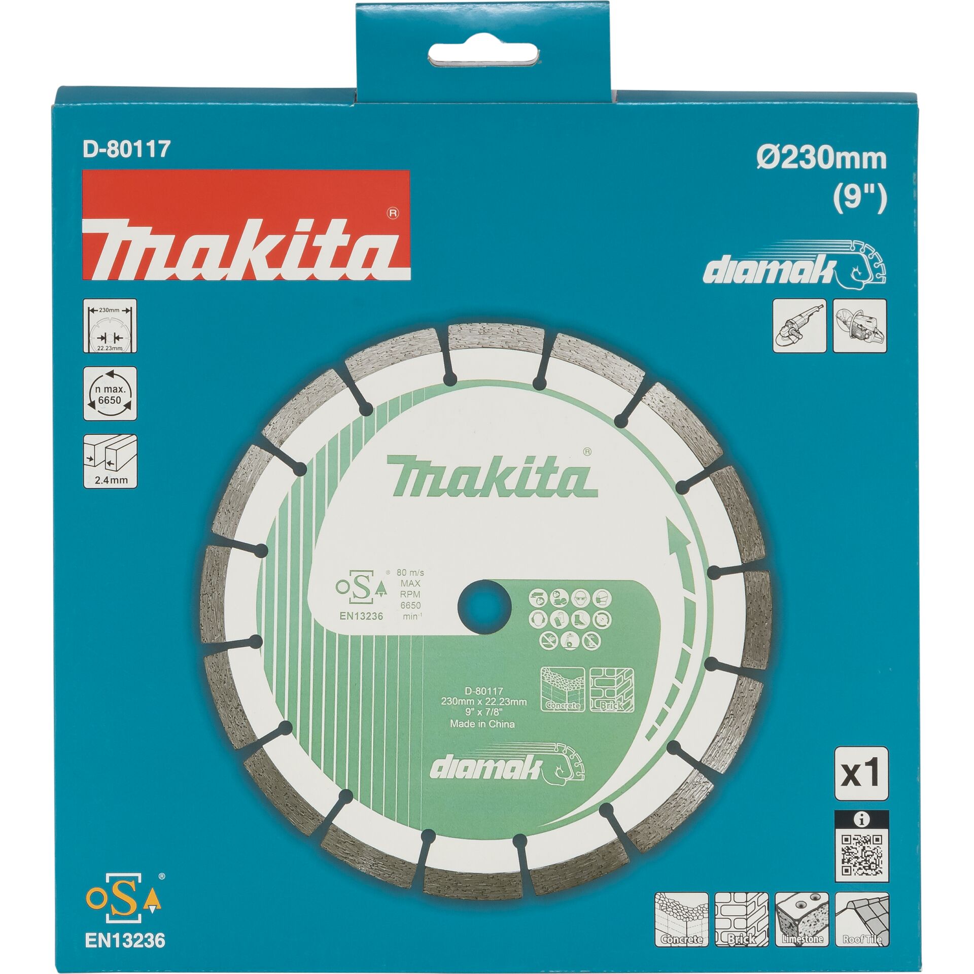 Makita D-80117 Δισκοκοπτικό 230x22,23 DIAMAK