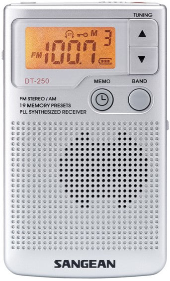 Sangean DT-250 (Pocket 250) Silver