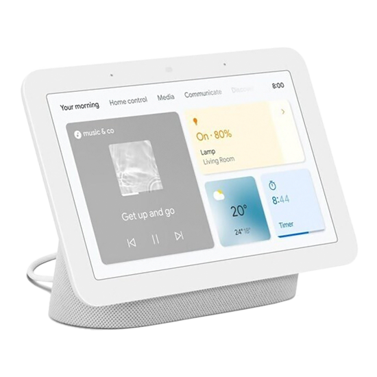 Google Nest Hub 2nd Generation - Chalk