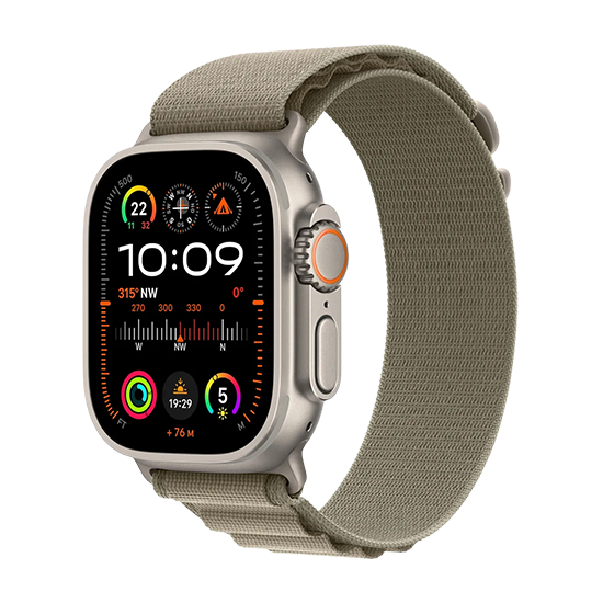 Watch Apple Watch Ultra 2 LTE 49mm Titanium Case with Alpine Loop S - Olive