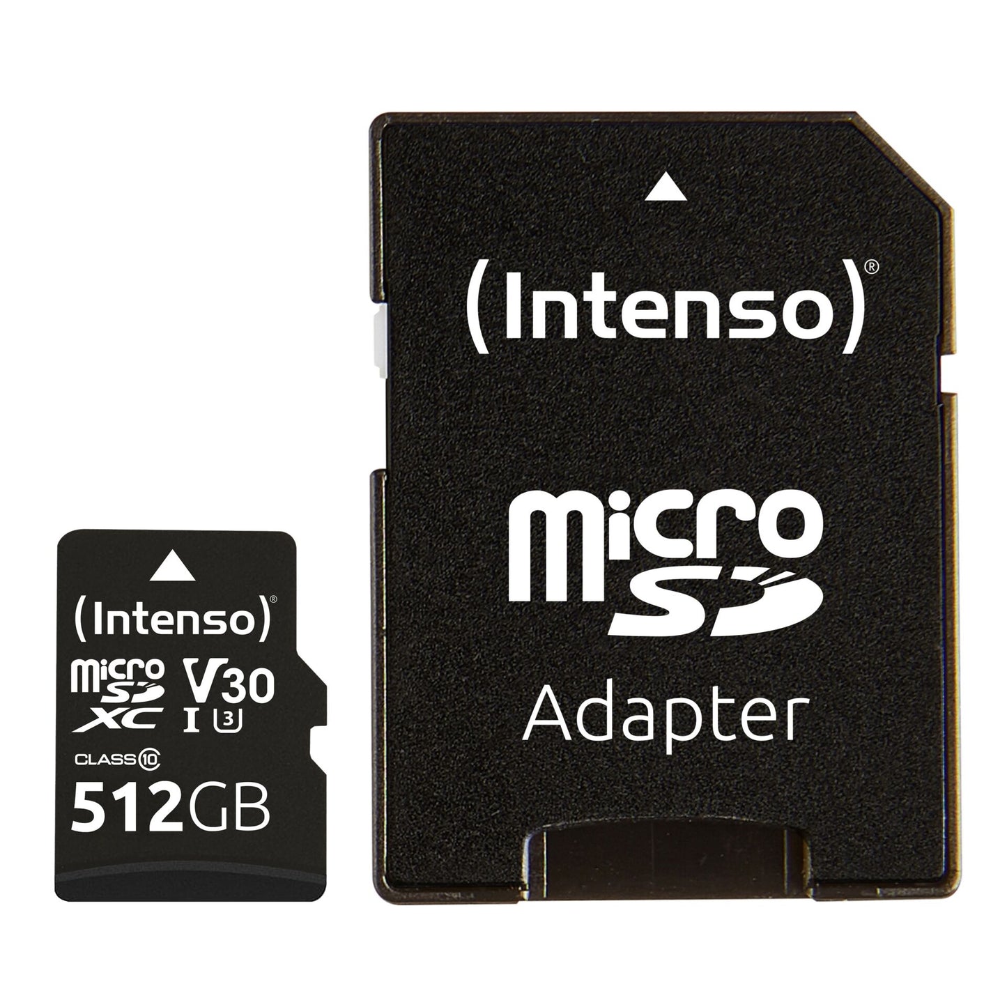 Intenso microSDXC 512GB C10 UHS-I Professional + Αντάπτορας