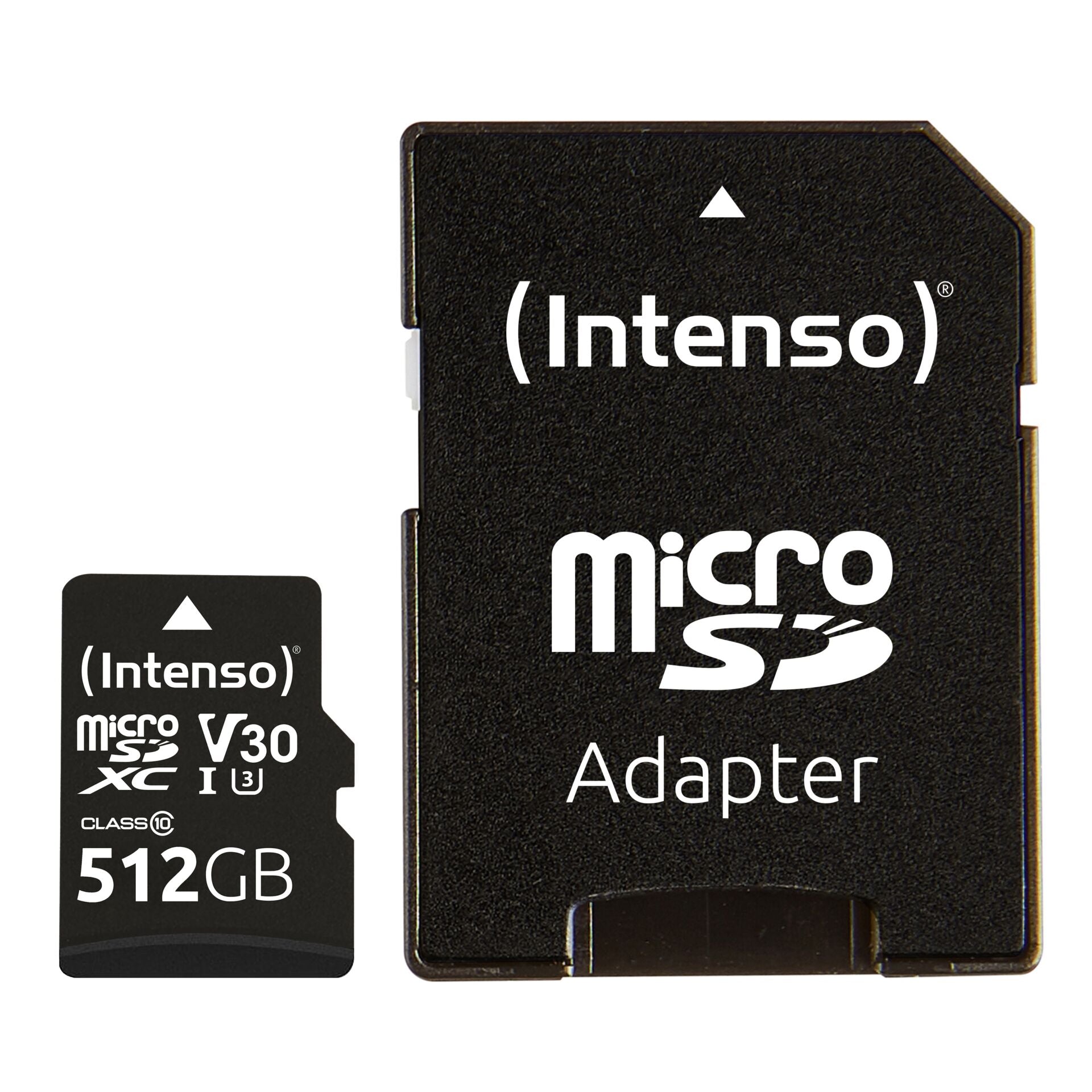 Intenso microSDXC 512GB C10 UHS-I Professional + Αντάπτορας