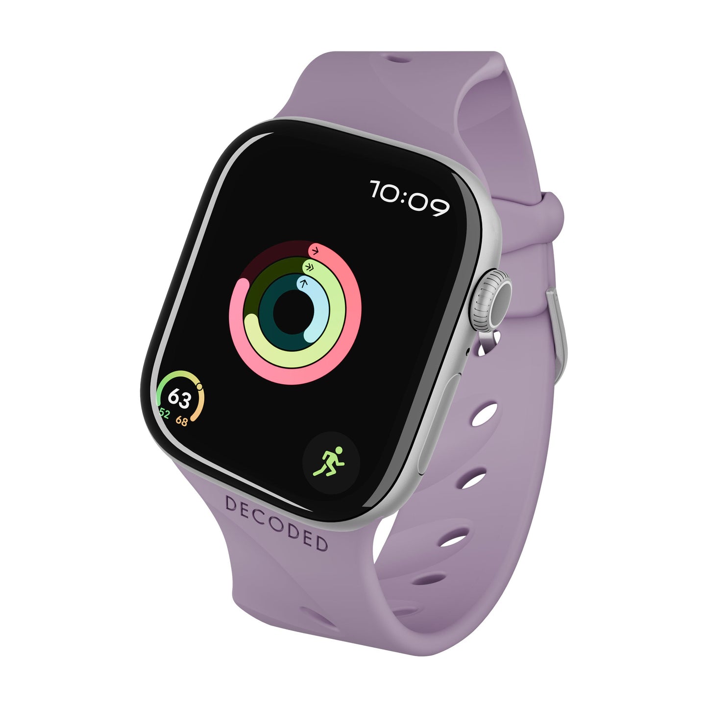 Decoded Silicone Ares Splice Strap for 40mm and 42mm Apple Watch - Purple Haze