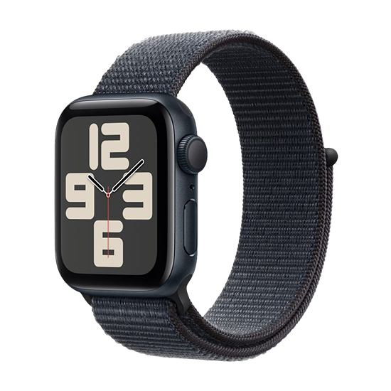 Watch Apple Watch SE (2024) GPS 40mm Midnight Aluminium Case with Sport Loop - Midnight