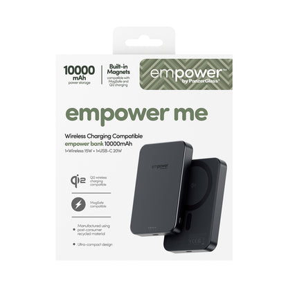 PanzerGlass Ενδυναμώνει Powerbank 10000mAh Διαστημικό Μαύρο