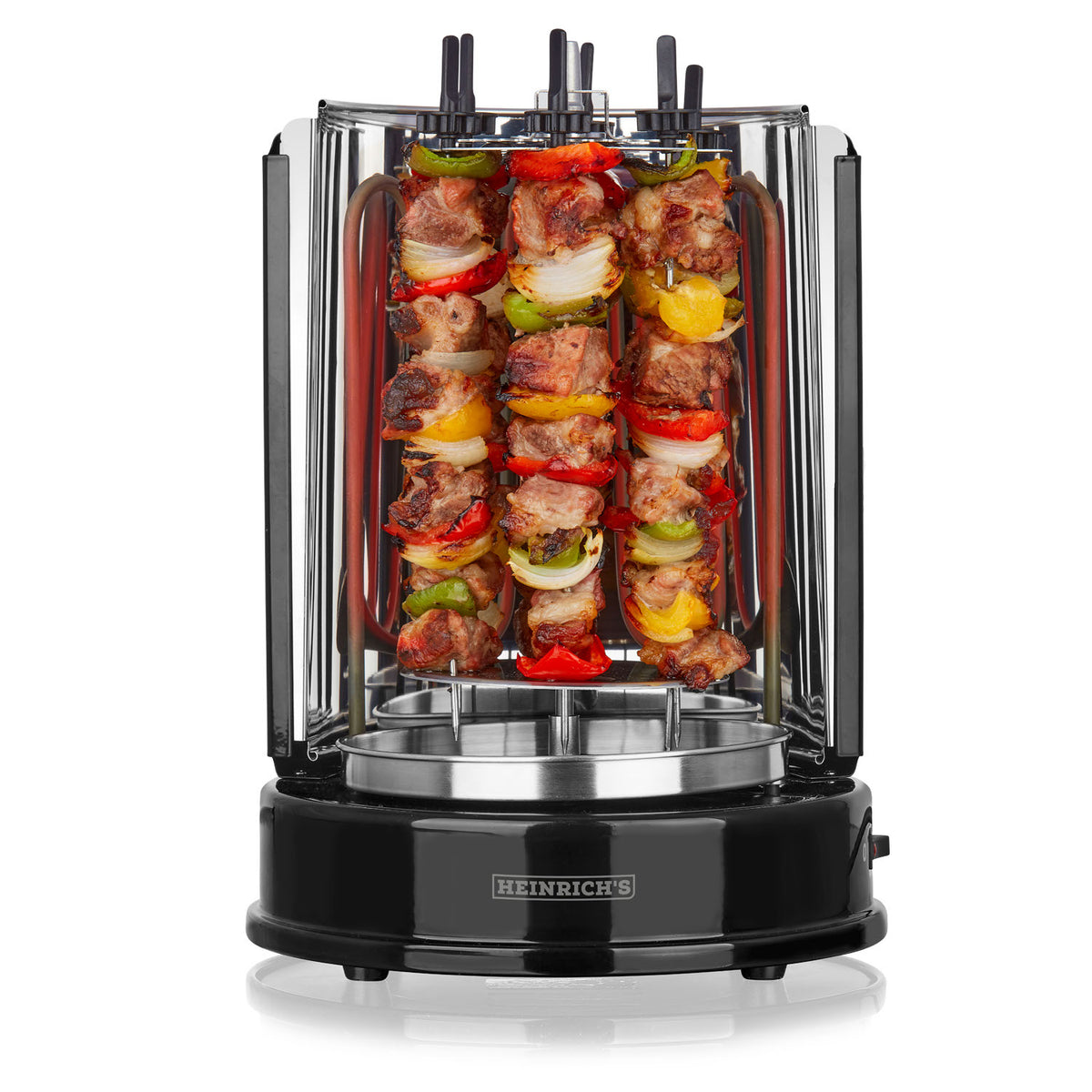 HEINRICH"S HDG 8687 Grill Electric Black 1400 W