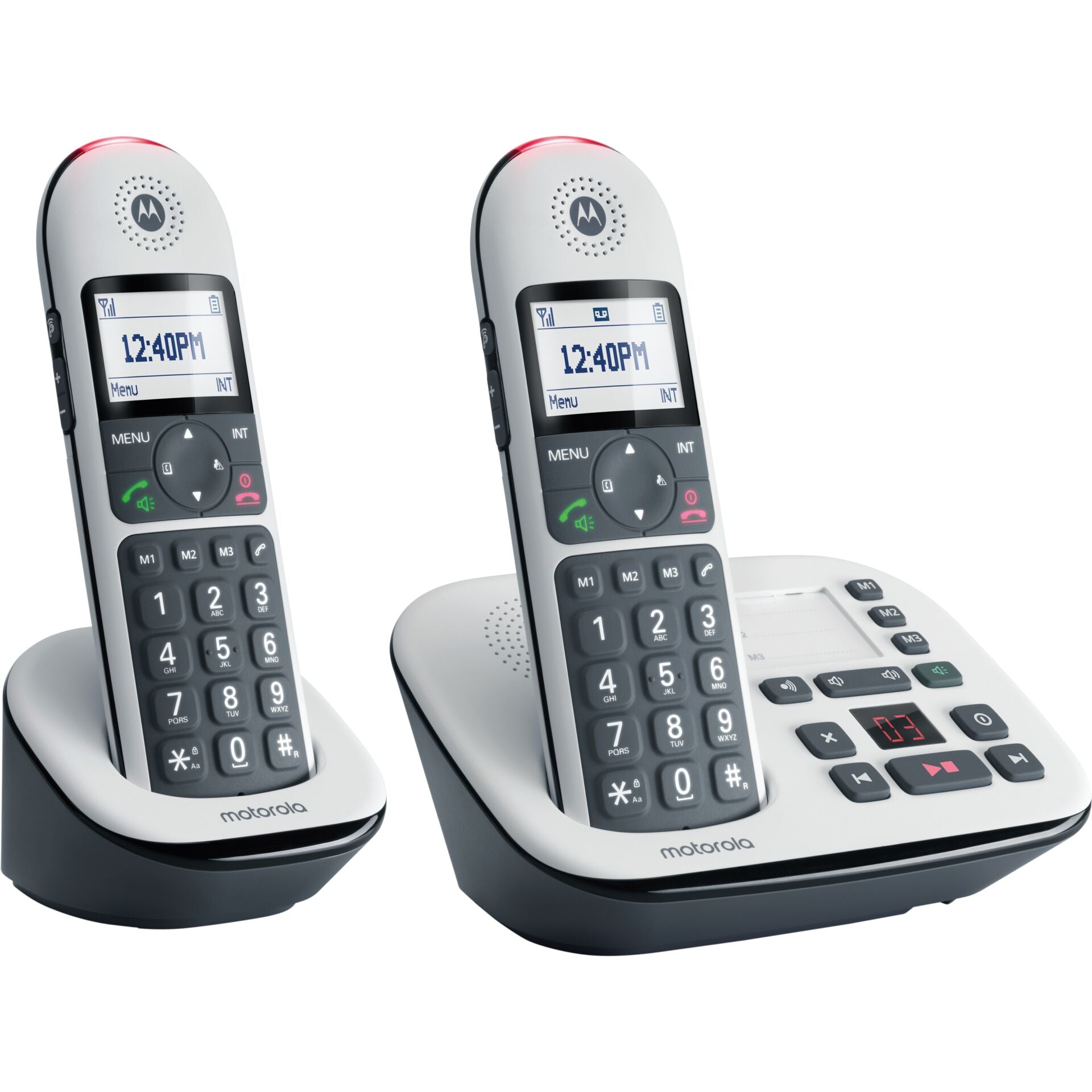 Motorola CD5012 Λευκό - Ασύρματο Τηλέφωνο με Αναγνώριση Κλήσεων