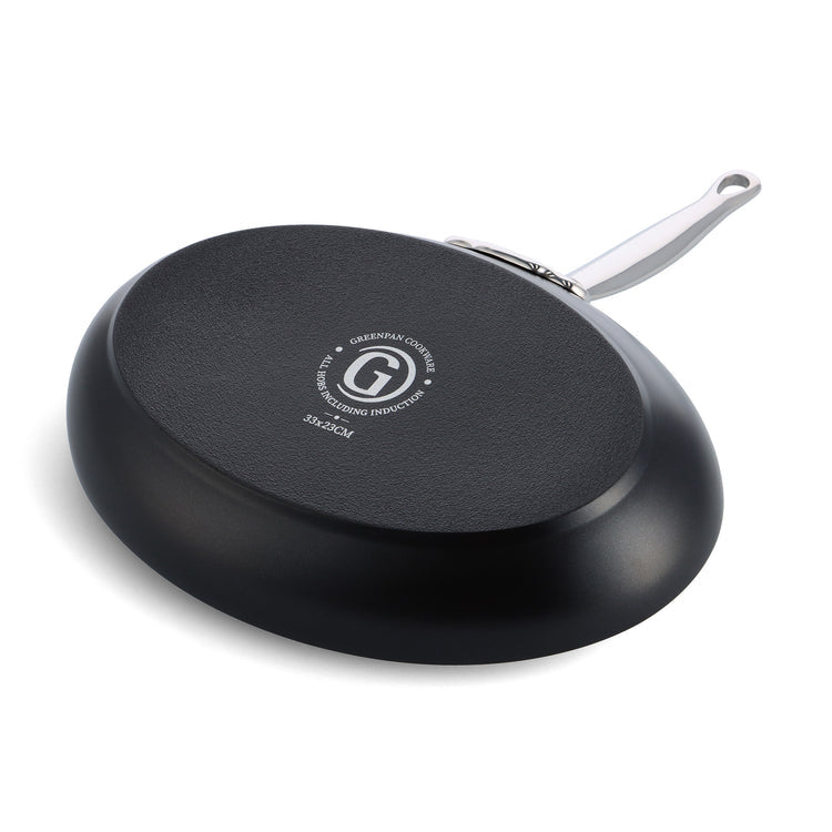 GreenPan Barcelona Pro Fishpan 33cm Black