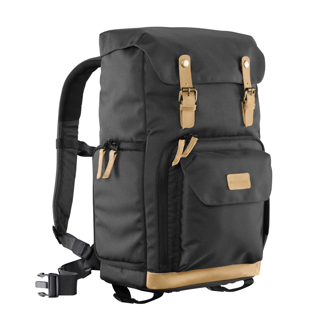 Mantona Camera Backpack Luis retro green