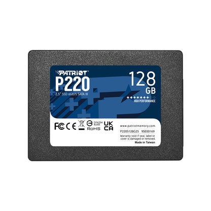 Patriot Memory P220 Δίσκος SSD 128GB 2,5  Serial ATA III