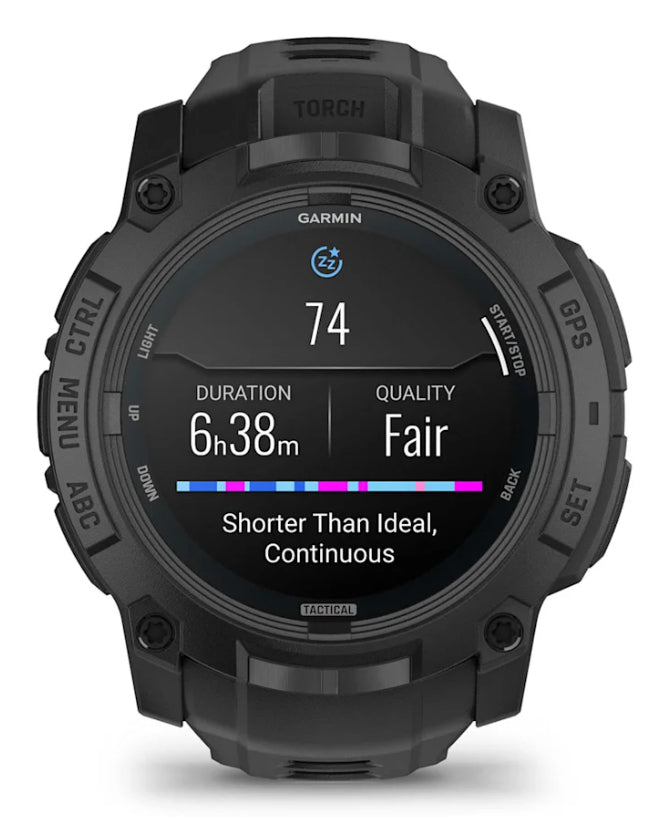 Garmin Instinct 3 Tactical Edition 3.3 cm (1.3") AMOLED 50 mm Digital 416 x 416 pixels Black GPS (satellite)