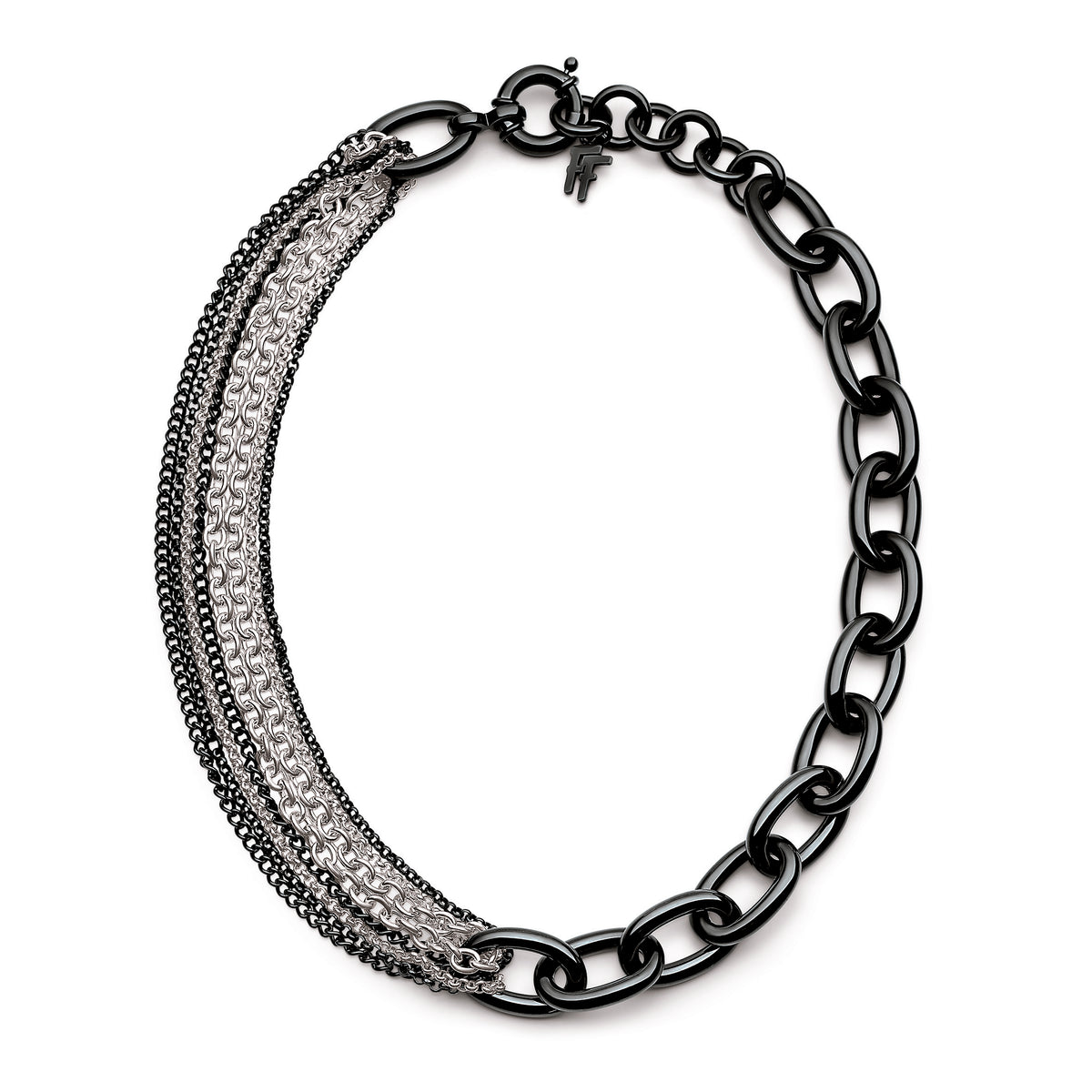 Necklace Folli Follie Woman 1N14T069KA (30CM)