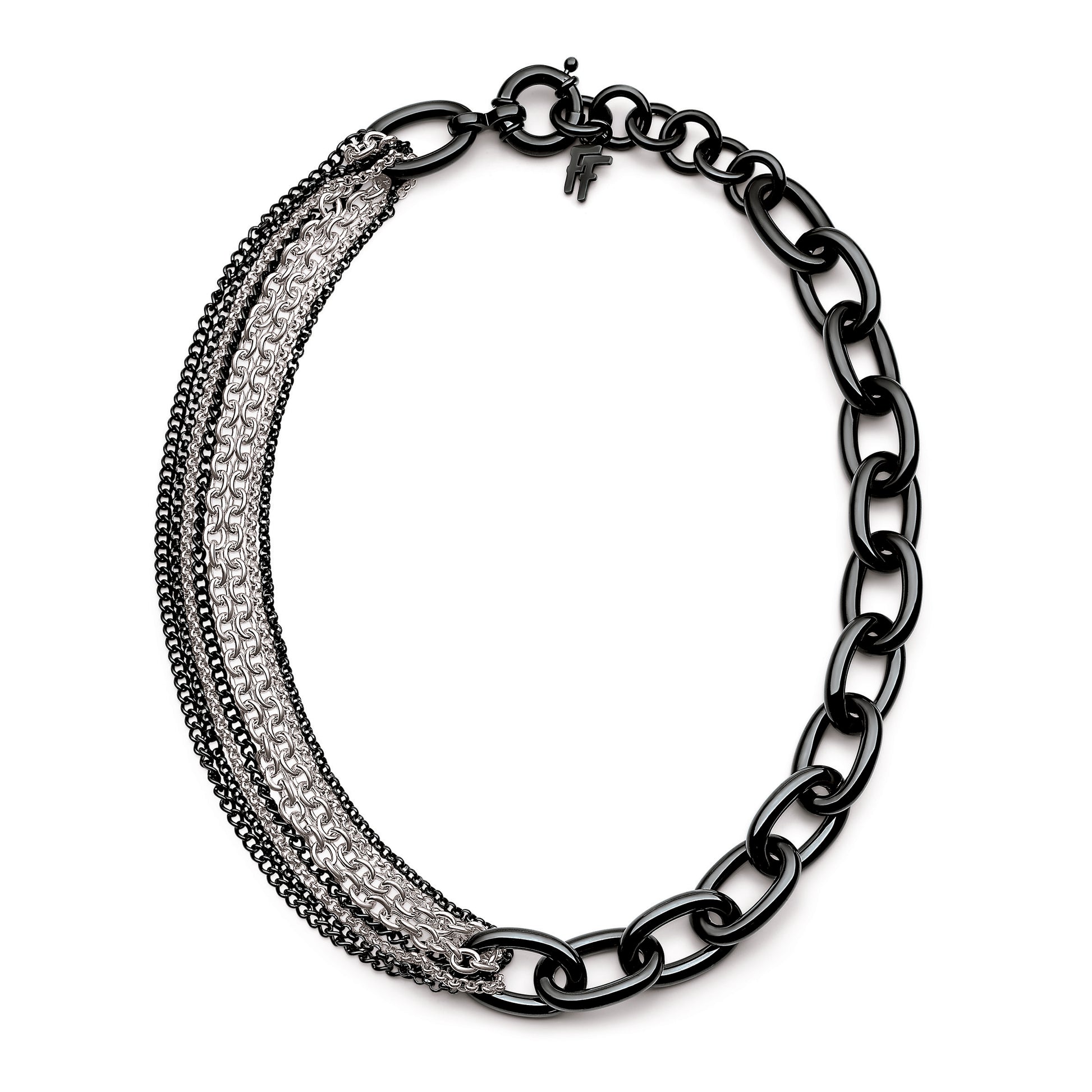 Necklace Folli Follie Woman 1N14T069KA (30CM)