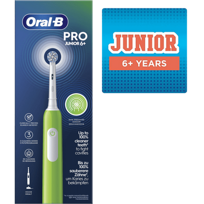 Oral-B Pro Junior 6+ Οδοντόβουρτσα - Πράσινη