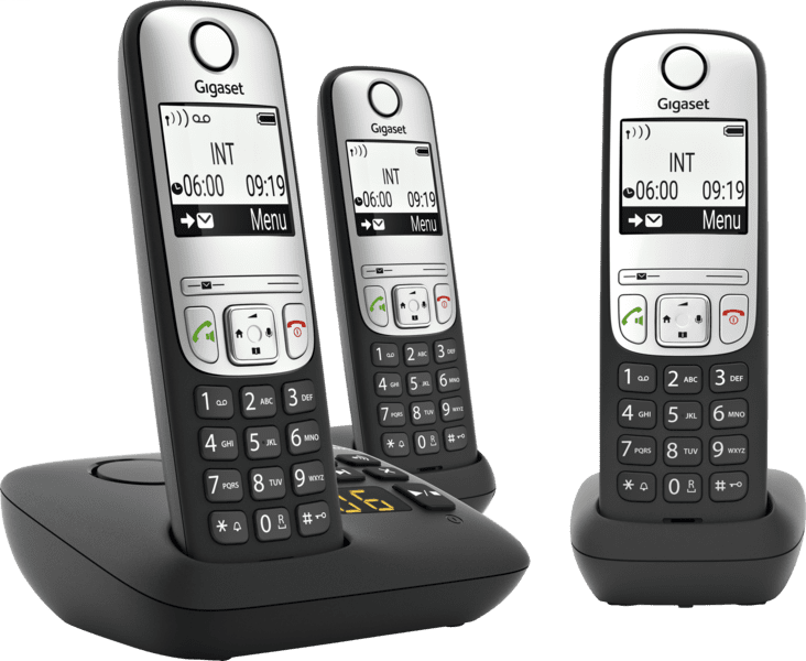 Gigaset A690A Trio Μαύρο