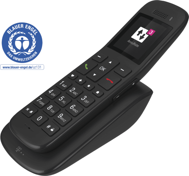 Telekom Speedphone 32 Μαύρο με Λαβή Φόρτισης