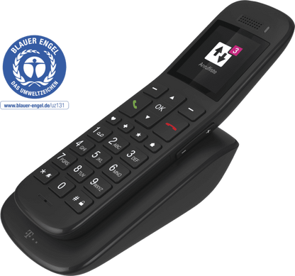 Telekom Speedphone 32 Μαύρο με Λαβή Φόρτισης