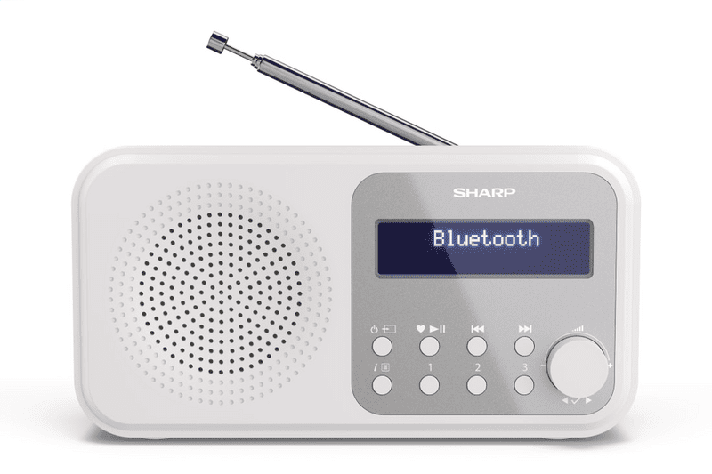 Sharp DR-P420 DAB+/BT Ραδιόφωνο Λευκό