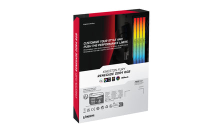 Kingston Technology FURY 16GB 3200MT/s DDR4 CL16 DIMM (Kit of 2) Renegade RGB