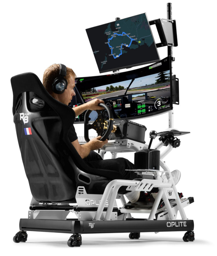 OPLITE Lockable Swivel Casters for R8 Cockpit — Black (Retail)