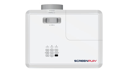 ScreenPlay MULTIMEDIA PROJECTOR Τυπικός προβολέας 4000 ANSI λούμεν DLP WXGA (1280x800) 3D συμβατότητα Λευκός (Άσπρος)