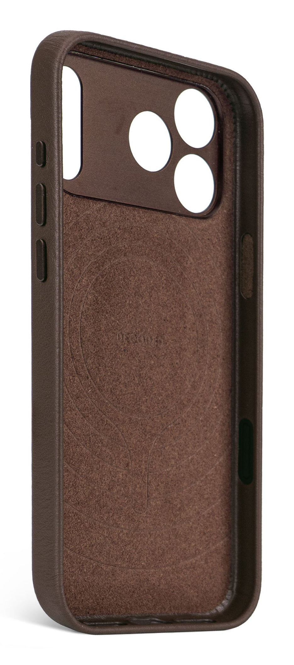 Decoded Leather Backcover for iPhone 17 Pro Max in Chocolate Brown