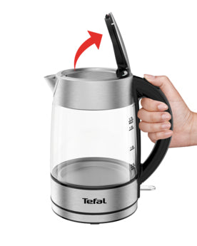 Tefal KI772D electric kettle 1.7 L 2400 W Stainless steel, Transparent