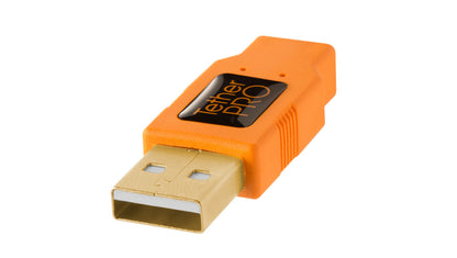 Tether Tools TetherPro USB 2.0 A Male to Micro B 5-pin (Orange)