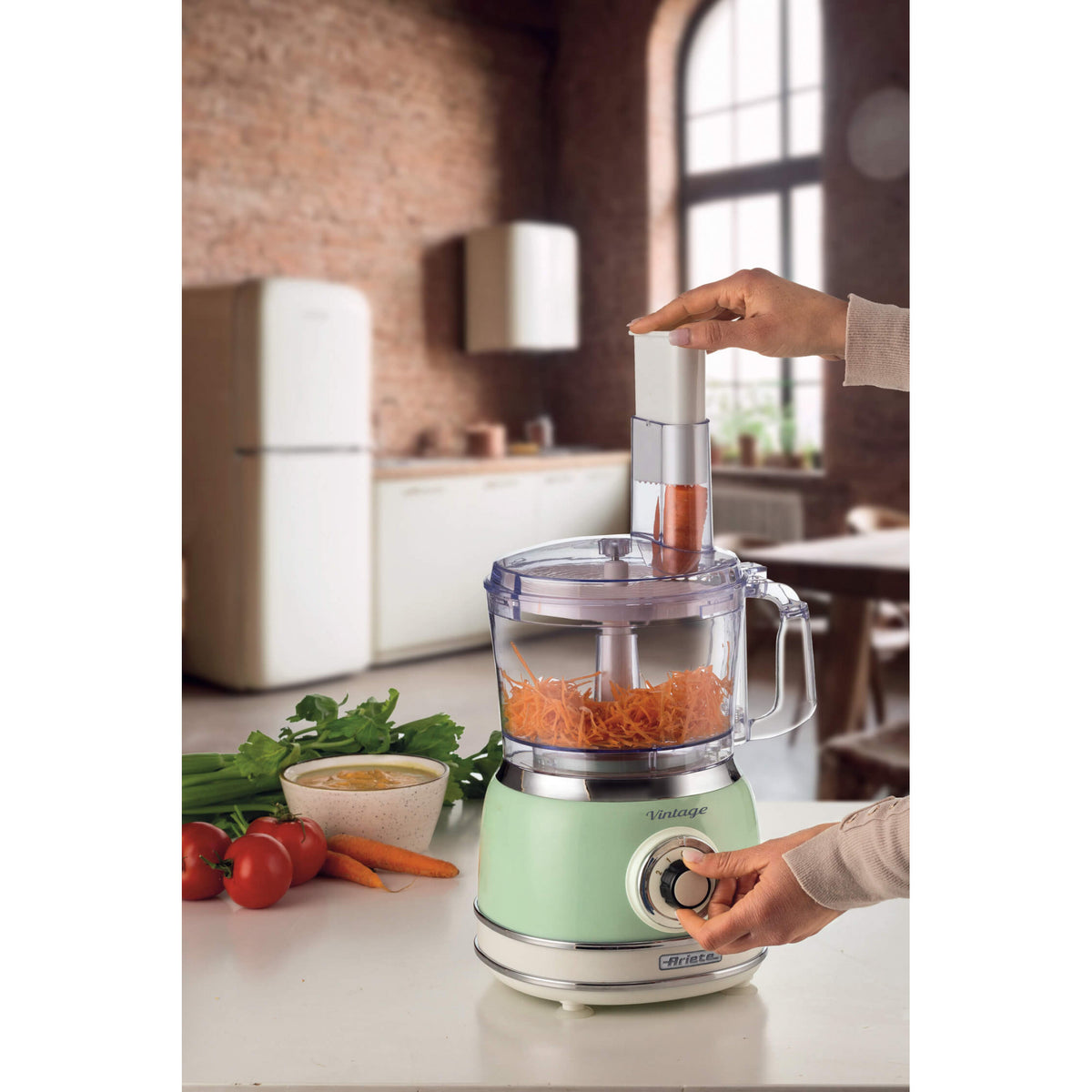 Ariete Vintage Multifunktional Food Processor 2.1L green