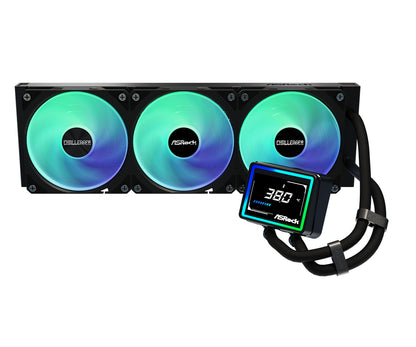 Σετ Υδρόψυξης Ψηφιακής Επεξεργασίας Asrock Challenger 360 με Ανεμιστήρα 12 εκ., Μαύρο
