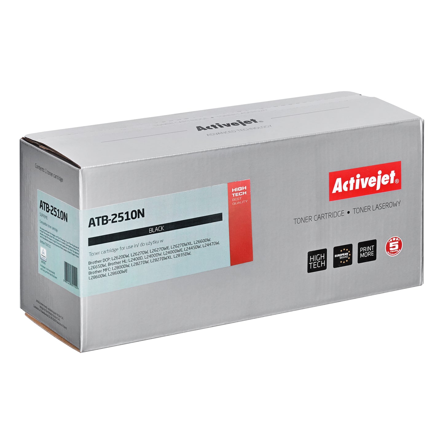 Activejet ATB-2510N Toner (replaces Brother TN2510; Supreme; 1200 pages; black)