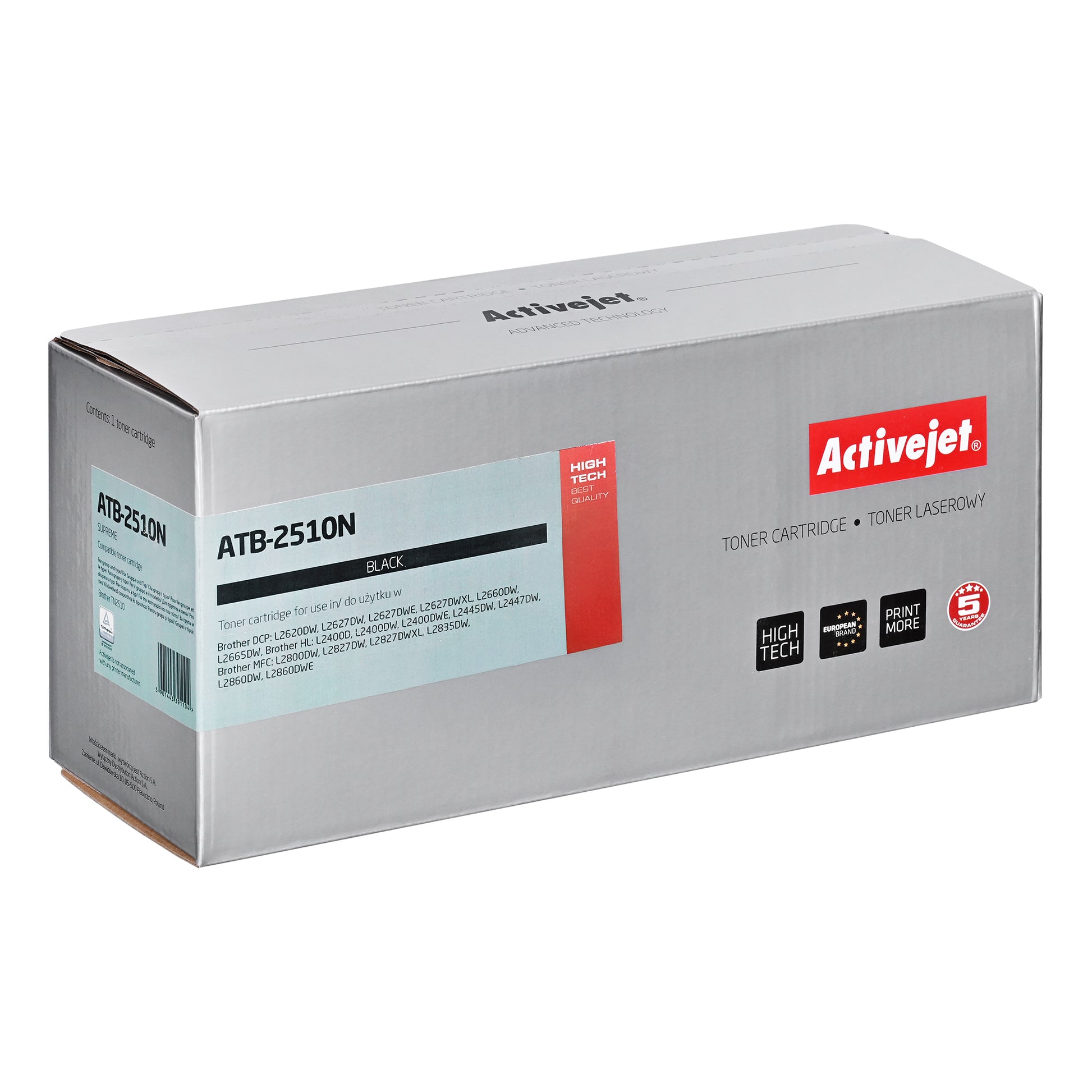 Activejet ATB-2510N Toner (replaces Brother TN2510; Supreme; 1200 pages; black)