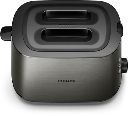 Philips Viva Collection HD2651/80 Toaster, 2-Slice, 950 W, Titanium