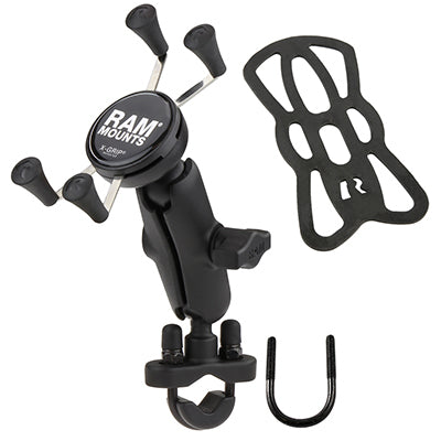 Βάση Στήριξης Τηλεφώνου RAM Mounts X-Grip με Βάση U-Μπουλ τιμονιού