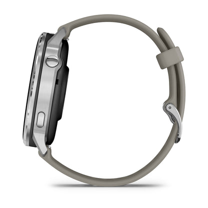 Garmin Venu 4 3.56 cm (1.4") AMOLED 45 mm Digital 454 x 454 pixels Touchscreen Silver Wi-Fi GPS (satellite)