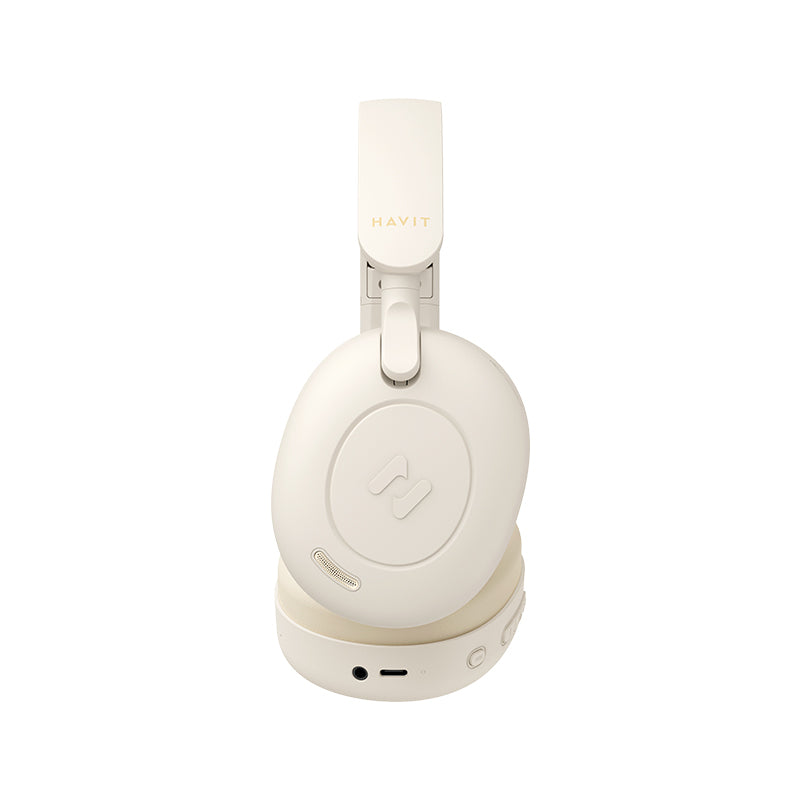 Havit H655BT - Ασύρματα ακουστικά Bluetooth, μπεζ