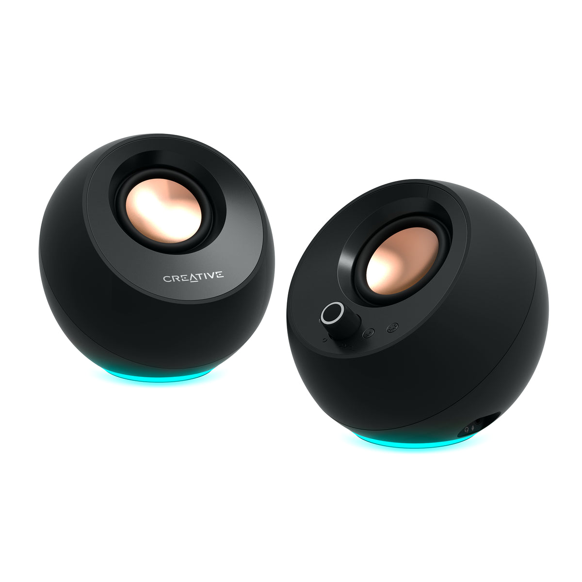 Creative Aktivbox Pebble Pro 2.0 Bluetooth 5.3 RGB Schwarz