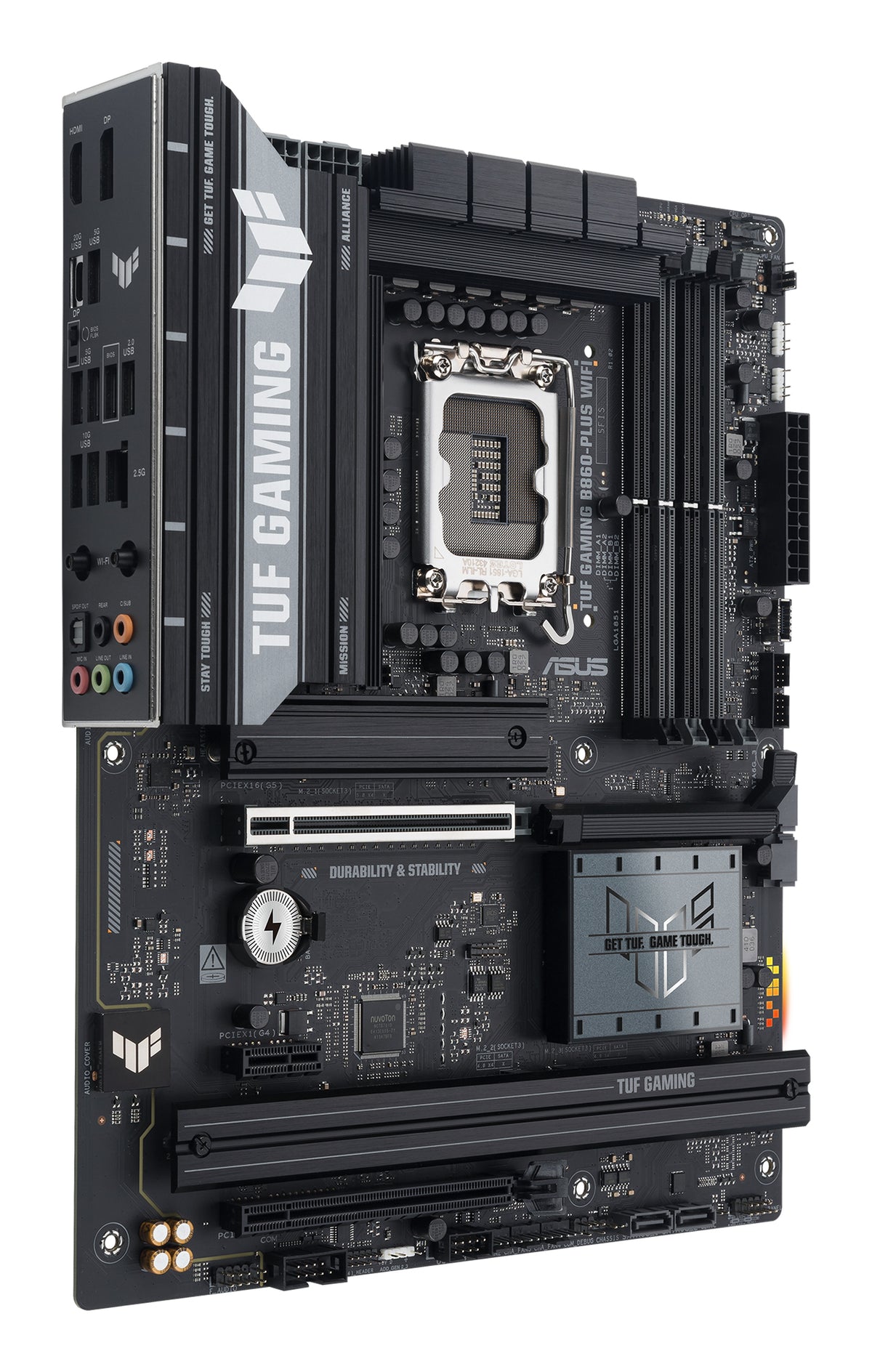 ASUS TUF GAMING B860-PLUS WIFI Intel B860 LGA 1851 (Socket V1) ATX Motherboard
